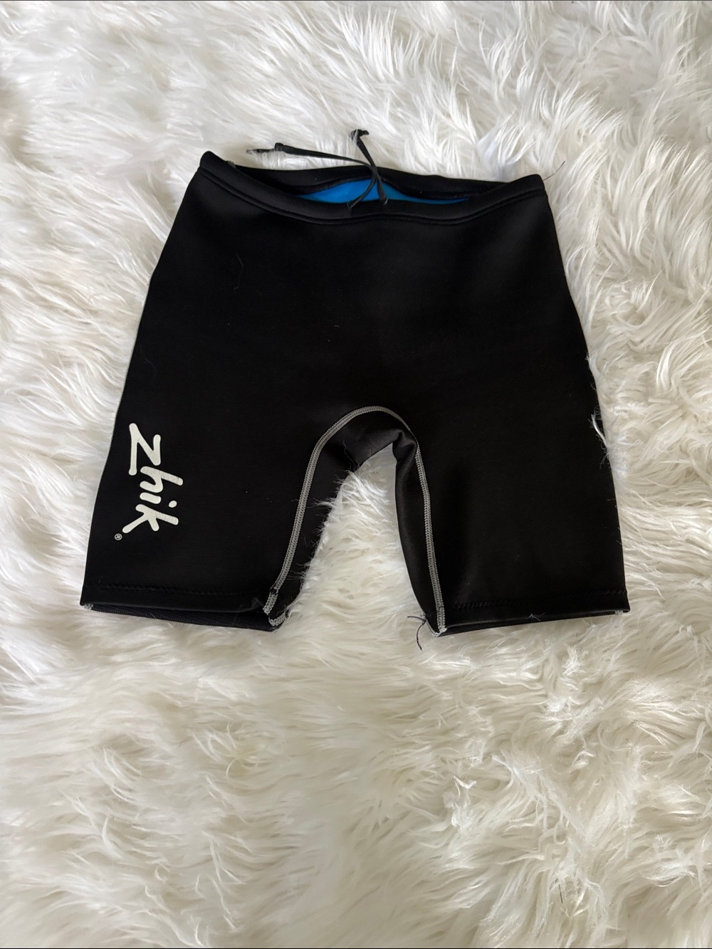 Zhik Black Neoprene Swim Shorts with Drawcord